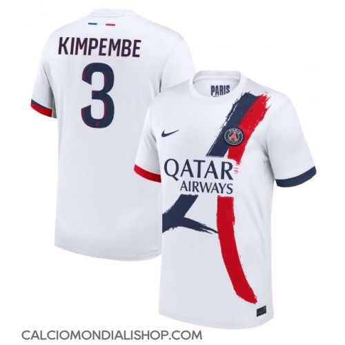 Maglie da calcio Paris Saint-Germain Presnel Kimpembe #3 Seconda Maglia 2024-25 Manica Corta